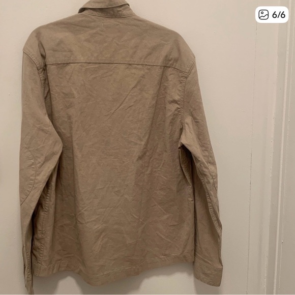 Ag Adriano Goldschmied Men's Tan Shirt Jacket - Picture 2 of 9